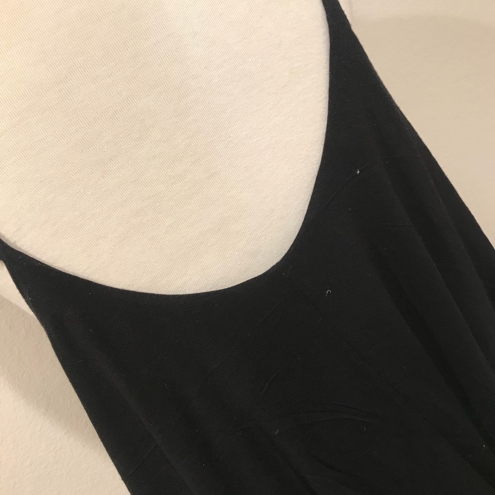 Forever 21 Black Maxi Flounce Dress - Picture 7 of 7